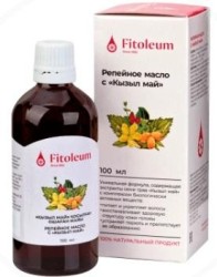 Масло репейное Fitoleum с Кызыл май косметическое 100 мл