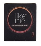 Презервативы, Like Me (Лайк Ми) 3 шт увеличенного размера