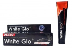 Зубная паста White Glo с углем 100 г