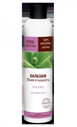 Бальзам для волос Фито Объем и пышность для тонких волос алоэ мед 250 мл