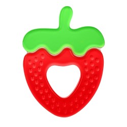 Прорезыватель Mepsi с водой охлаждающий клубника 4+