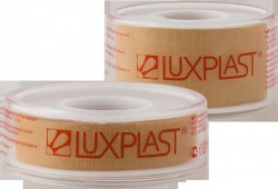 Лейкопластырь Luxplast фиксирующий на тканевой основе катушка р. 5мх1.25см