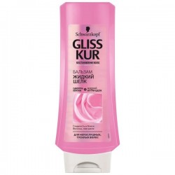 Бальзам для волос Gliss Kur Жидкий шелк для ломких лишенных блеска волос 400 мл